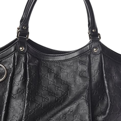 gucci sukey tote black|gucci guccissima tote.